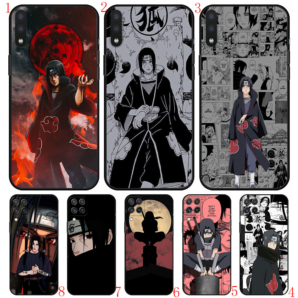 Samsung S22 S23 S30 S24 Plus Ultra Y29 Naruto Itachi Soft เคสโทรศัพท์สีดํา
