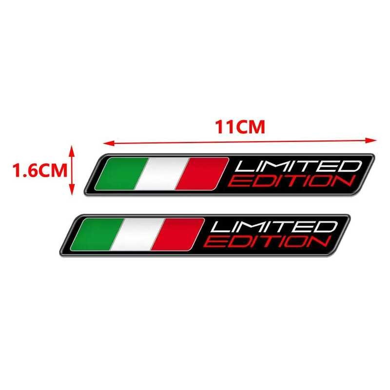 3D ดีคอลมอเตอร์ไซค์ สติ๊กเกอร์ธงอิตาลี สติ๊กเกอร์รุ่นจำกัดสำหรับ Aprilia RS4 RSV4 Ducati Monster 119