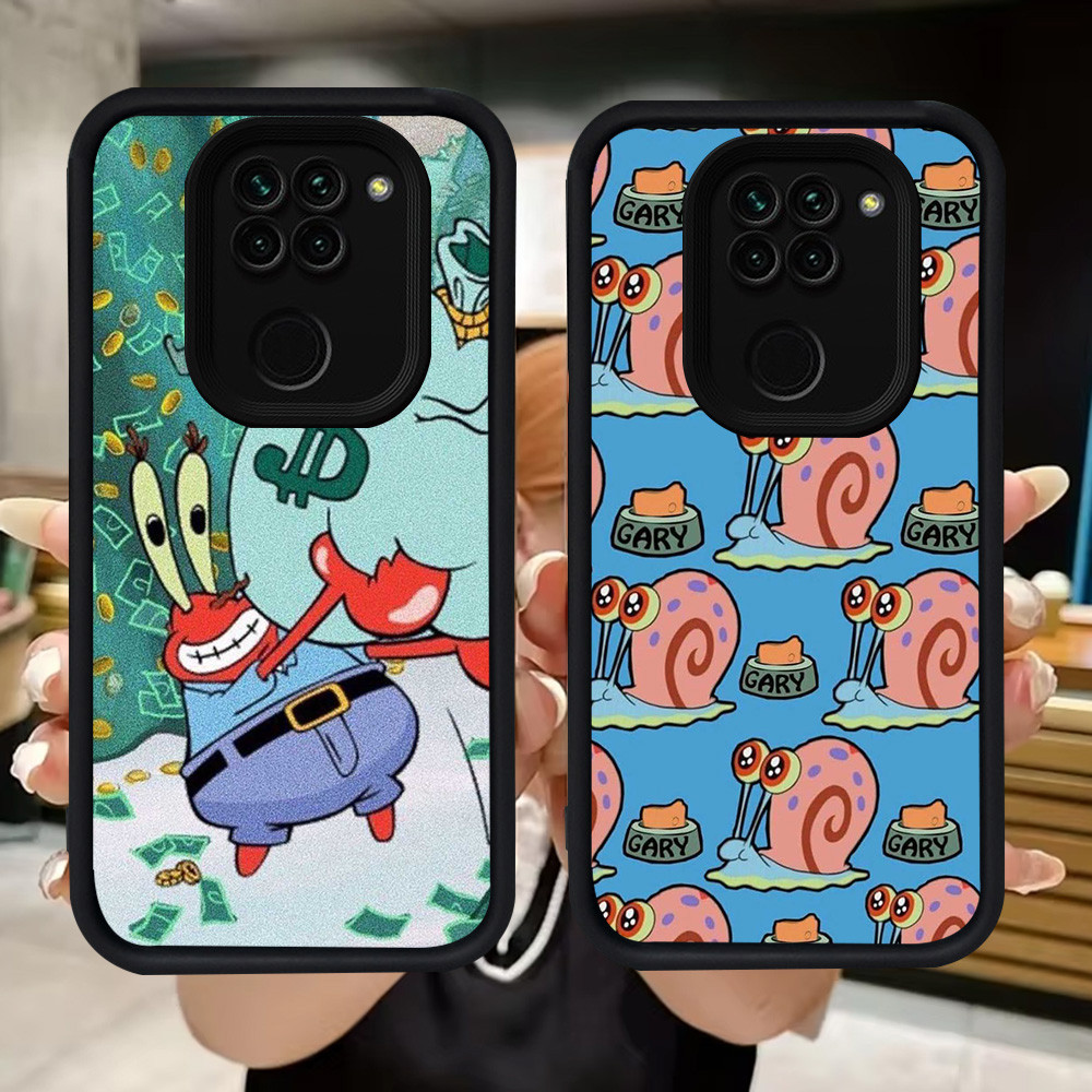 Q67 Sponebob soft Casing สําหรับ Xiaomi Redmi Note 9S 9 8 Pro Max