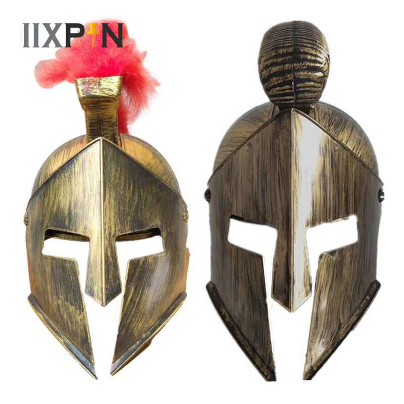 Medieval Knight Gladiator Spartan Warrior Helmet Heaear Roman Greek Costume Essories For Halloween