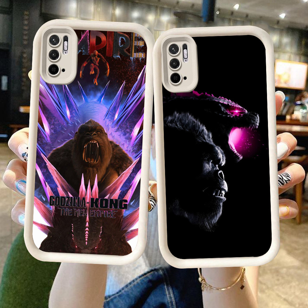 NA-36 Godzilla vs Kong2 เคสกันกระแทกสําหรับ Xiaomi Redmi หมายเหตุ 10 10T 10S Pova POCO M5S M4 Lite P