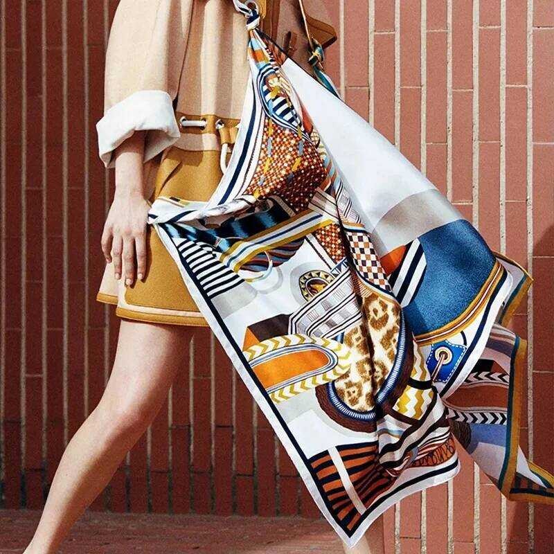 ▥ 100% ผ้าพันคอ Syal Sutra ธรรมชาติขนาดใหญ่90ตาราง