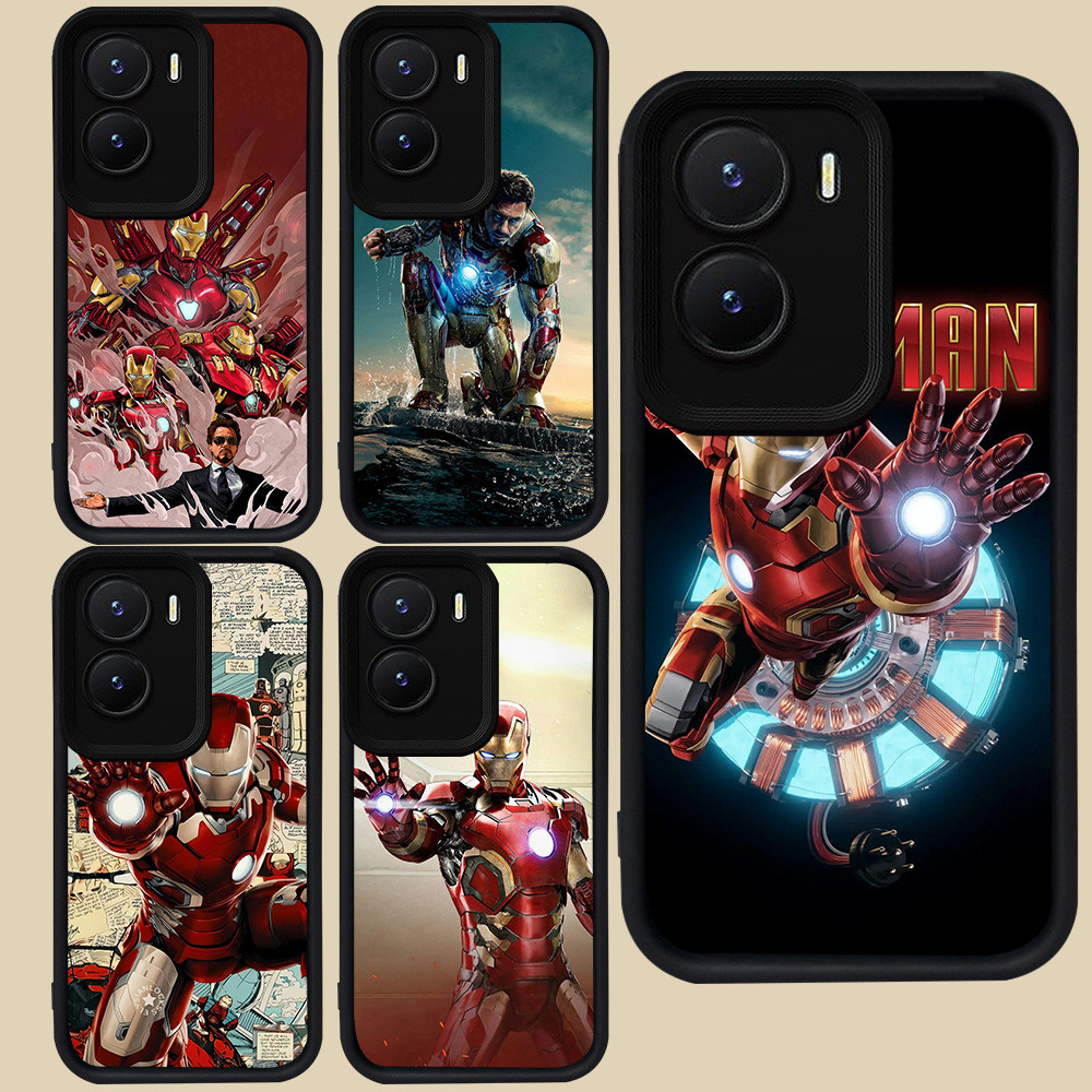 ปลอกสีดําสําหรับ VIVO Y16 T4 IQOO 13 Z10 Z9X Y35 Z9 Y75 Y55 Y22s Y01 Y15a Y15s Y56 Y22 5G R74 Iron M