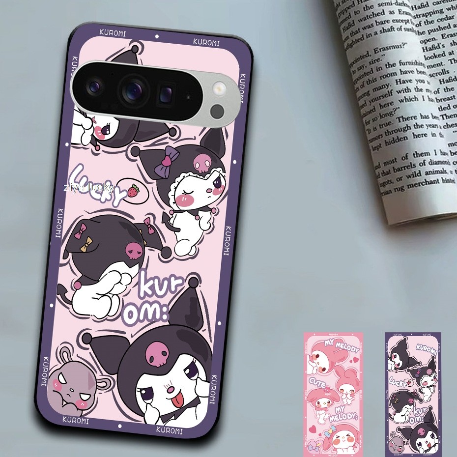 Softcase Hp Casing Google PIXEL 9 G2YBB GUR25 G1B60 Kuromi Motif HP Casing Camera Softcase Clear Sil
