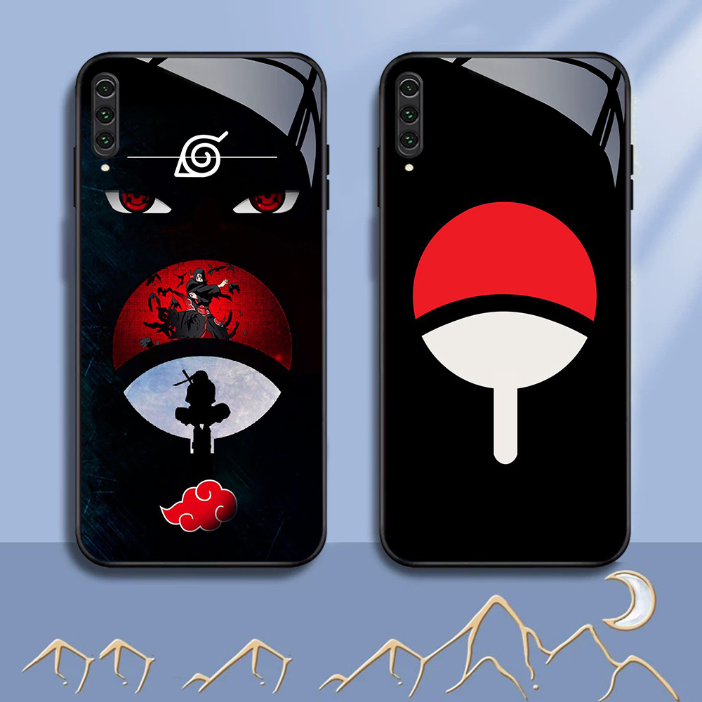 NC-98 U-Uchiha Itachis Kaca Glass Case สําหรับ Samsung A50 A70S A70 A10 A02 A7 หมายเหตุ 10 Pro Plus
