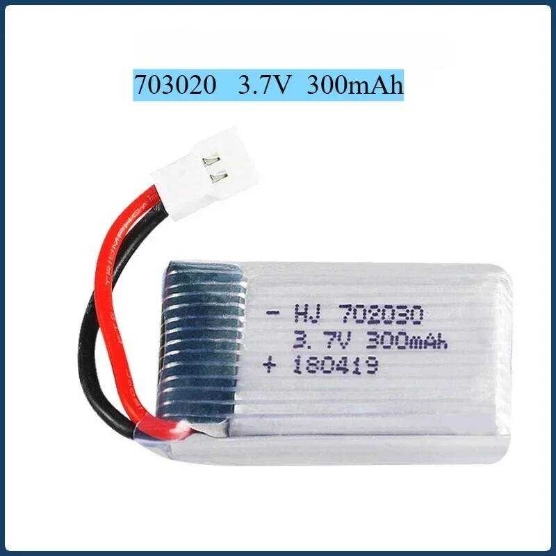 ที่ชาร์จโดรน RC UAV ความจุสูง702030 แบตเตอรี่ลิโพ 3.7V 300mAh สำหรับ Udi U816 U830 F180 E55 FQ777