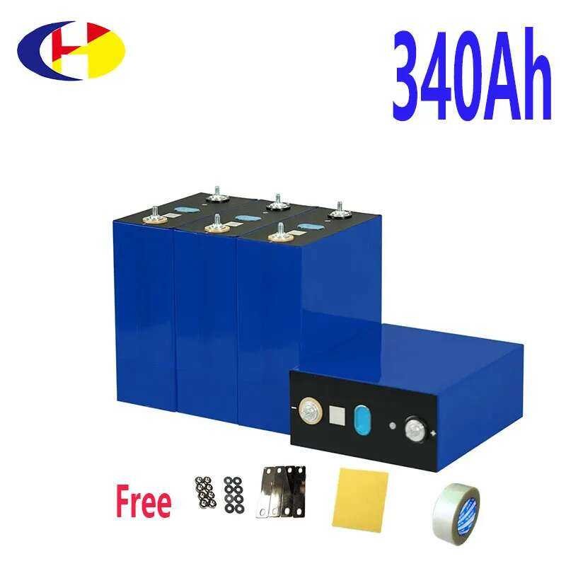 แบตเตอรี่ Lifepo4 เกรด Gotion A 3.2V 340Ah 6000 รอบ DIY 12V 24V ชาร์จได้สำหรับ RV EV บ้าน