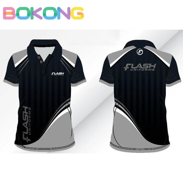 แฟลช เอ็กซ์เพรส เสื้อโปโลแขนสั้นสำหรับพนักงานจัดส่ง ระบายอากาศ ดูดซับความชื้น เสื้อยืดผ้าแห้งเร็วสำห
