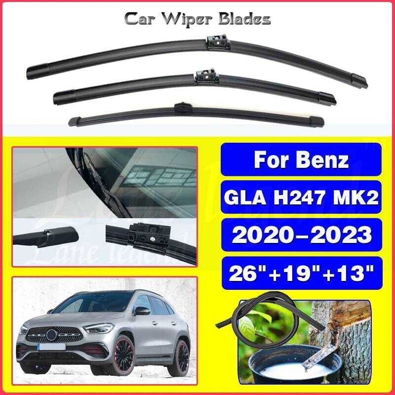 สําหรับMercedes Benz GLA H247 2 2020 2021 2022 2023 ใบปัดน้ําฝนกระจกกระจกหน้าต่าง GLA200 GLA220 GLA2