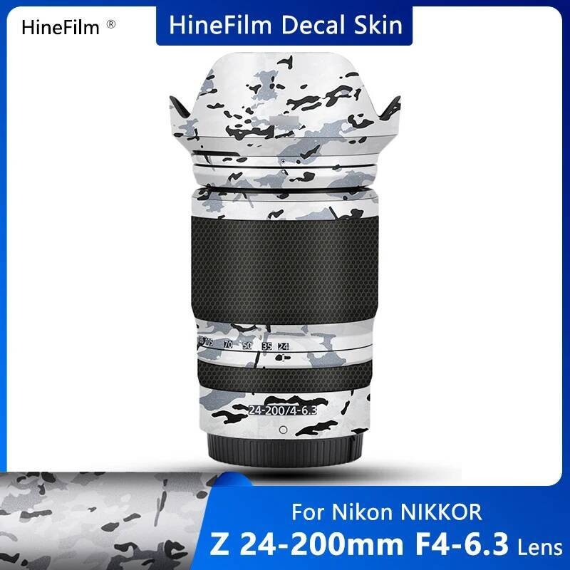 NIT Hinefilm Skin สําหรับ Nikon Z 24-200 F4-6.3 VR เลนส์สติกเกอร์ Nikkor 24200 เลนส์ 24 200 Wrap Cov