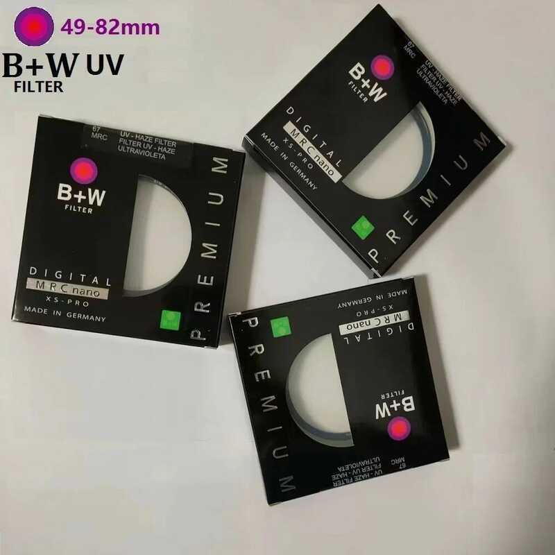 B + W 49_52_55_58_62_67_72_77_82 มม.กรอง UV XS PRO MRC HAZE ป้องกัน Ultra Thin สําหรับเลนส์กล้อง Nik