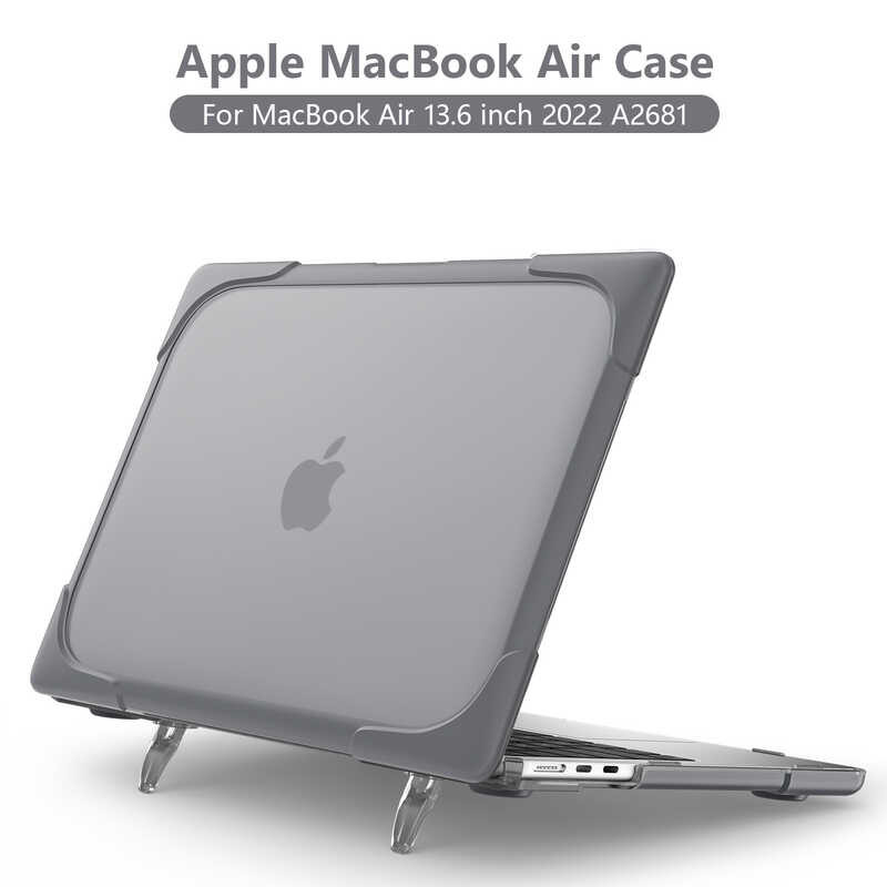 เหมาะสําหรับ book Air 13.6 แล็ปท็อปป้องกันกรณี A2681 Cooling pc Stand Shock-proof Case