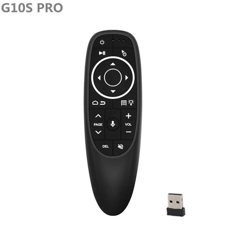 G G10S PRO Flying Mouse Voice พร้อม Backlight 2.4G Wireless Air Flying Mouse รีโมทคอนโทรล G10 G20 รุ