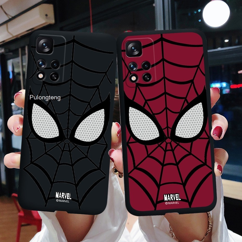 การ์ตูน Marvel คู่แฟชั่นสําหรับ Redmi NOTE 11T 5G 11S 11E 11 pro plus 5G 4G Angel Eyes Simple Cool S