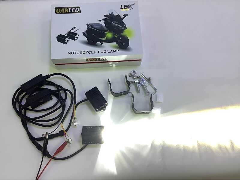 ไฟสปอตไลท์มอเตอร์ไซค์รุ่นl6k-Mini กล่องforza กำลังไฟ26watt ต