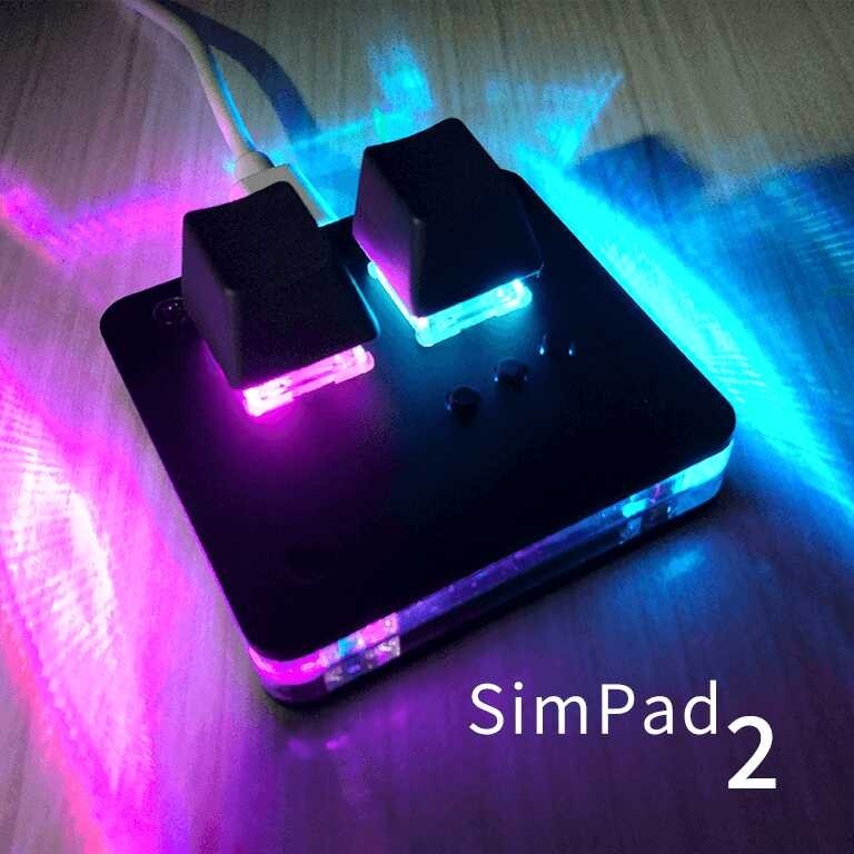 Original Simpad V2 RGB OSU คีย์บอร์ดขนาดเล็ก,ทดสอบเพลาล้อระบบสั