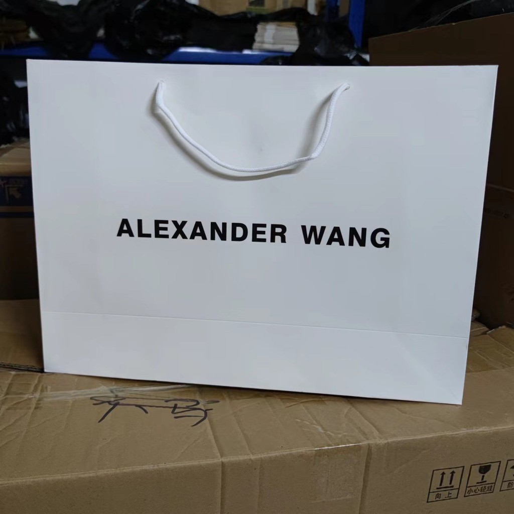 Alexander WANG Handbag Shopping Paper Bag กระเป๋าถือของขวัญขนาดใหญ่