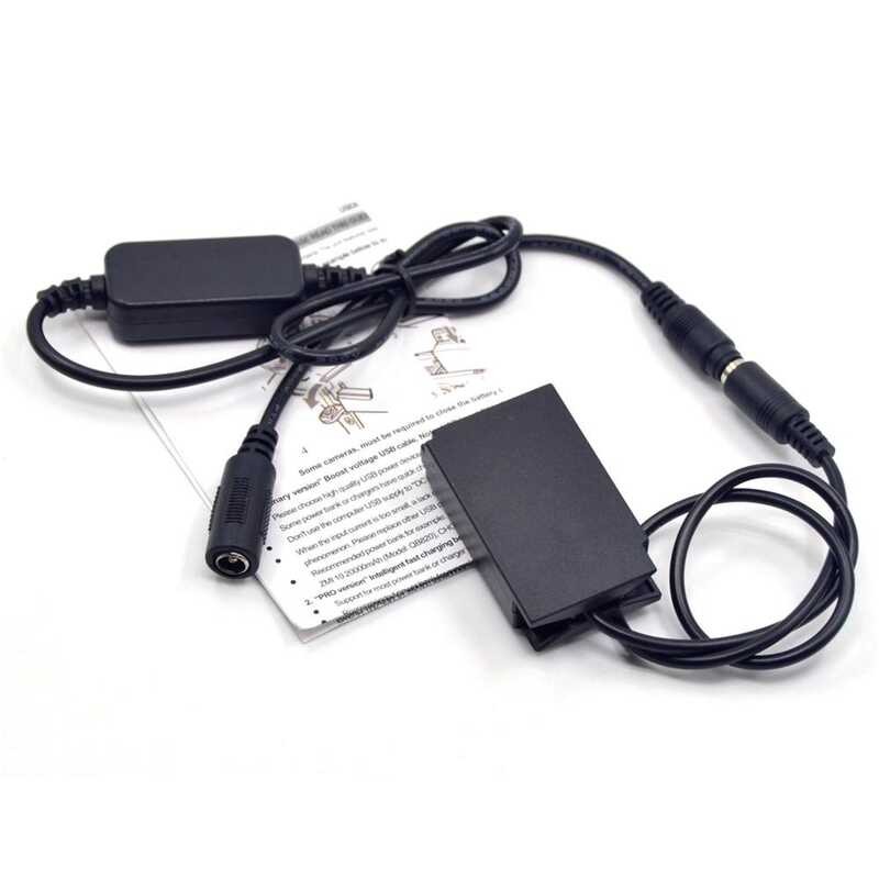 12V-24V 8 Step-Down Charger Cable EH-5+EP-5C DC Coupler EN-EL20 ENEL20 Dummy Battery for Nikon 1J