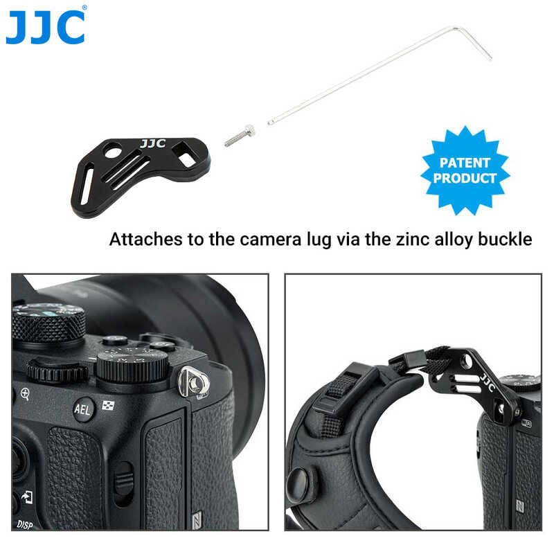Δ ภาพใหญ่: JJC High End Camera Hand Band ปล่อยอย่างรวดเร็วสิทธิบ