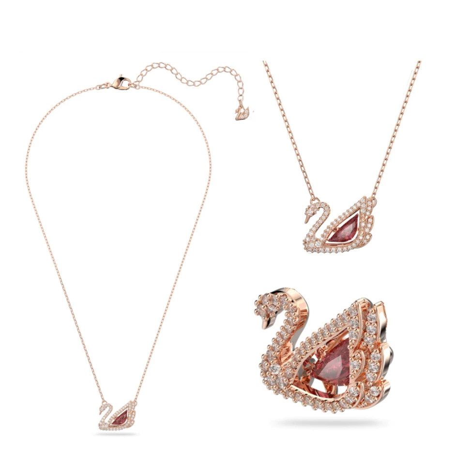 Swarovski สร้อยคอ แท้ Iconic Swan necklace สร้อยคอจี้หงส์ สร้อยคอพร้อมจี้ผู้หญิง ของแท้100%