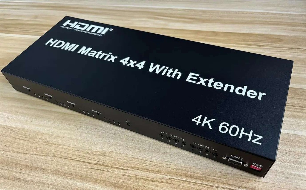 4k 60hz 4x4 HDMI Matrix Video Transmitter Switch Splitter Extender 4 in 4 / 8 Out Vs 60m 120m Rj45 C