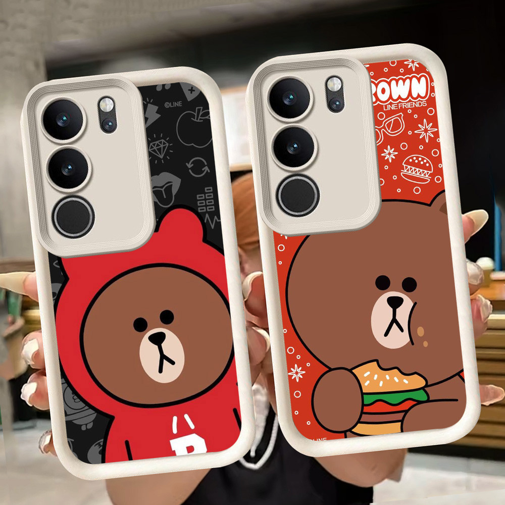 ปลอกอ่อนสําหรับ VIVO Y29 Y81s Y200e V29E V27E V27 Y300 Y100 Y19S Y81 V29 V40 Lite Pro 5G สีขาว Q9 หม