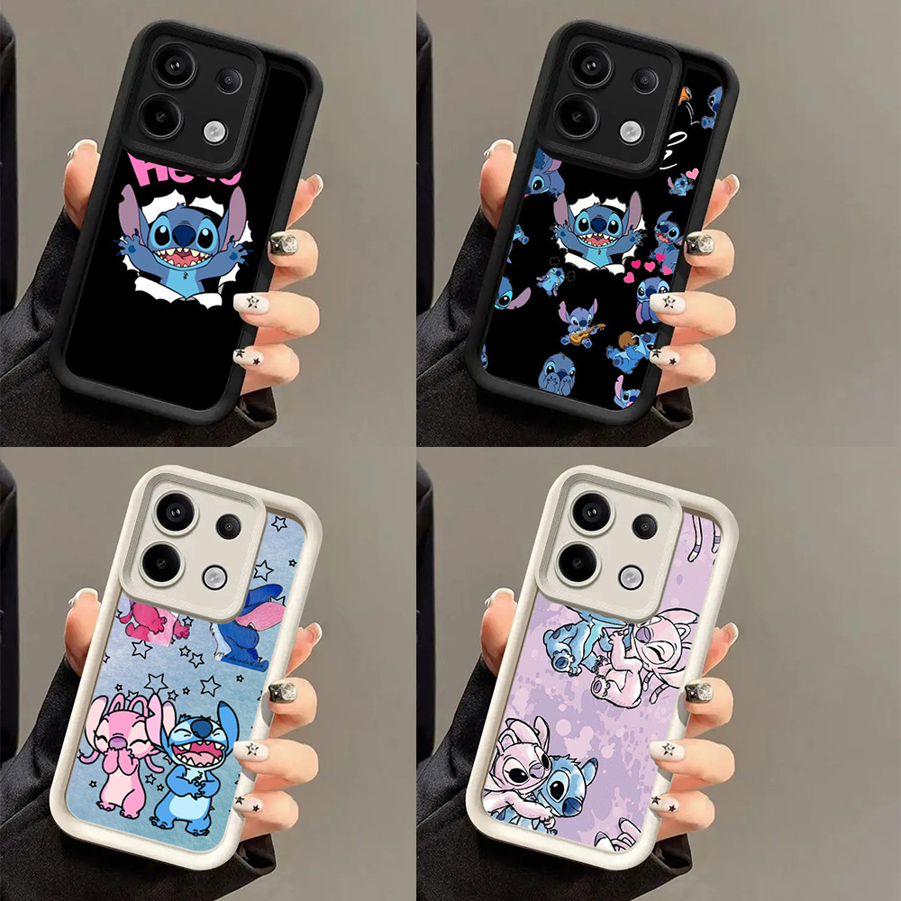 Realme C63 C61 C75 C75X 5 Pro Q 14X N63 N61 Note 60 60X เคสโทรศัพท์มือถือ ดวงตานางฟ้า กรณี AB36 Stit