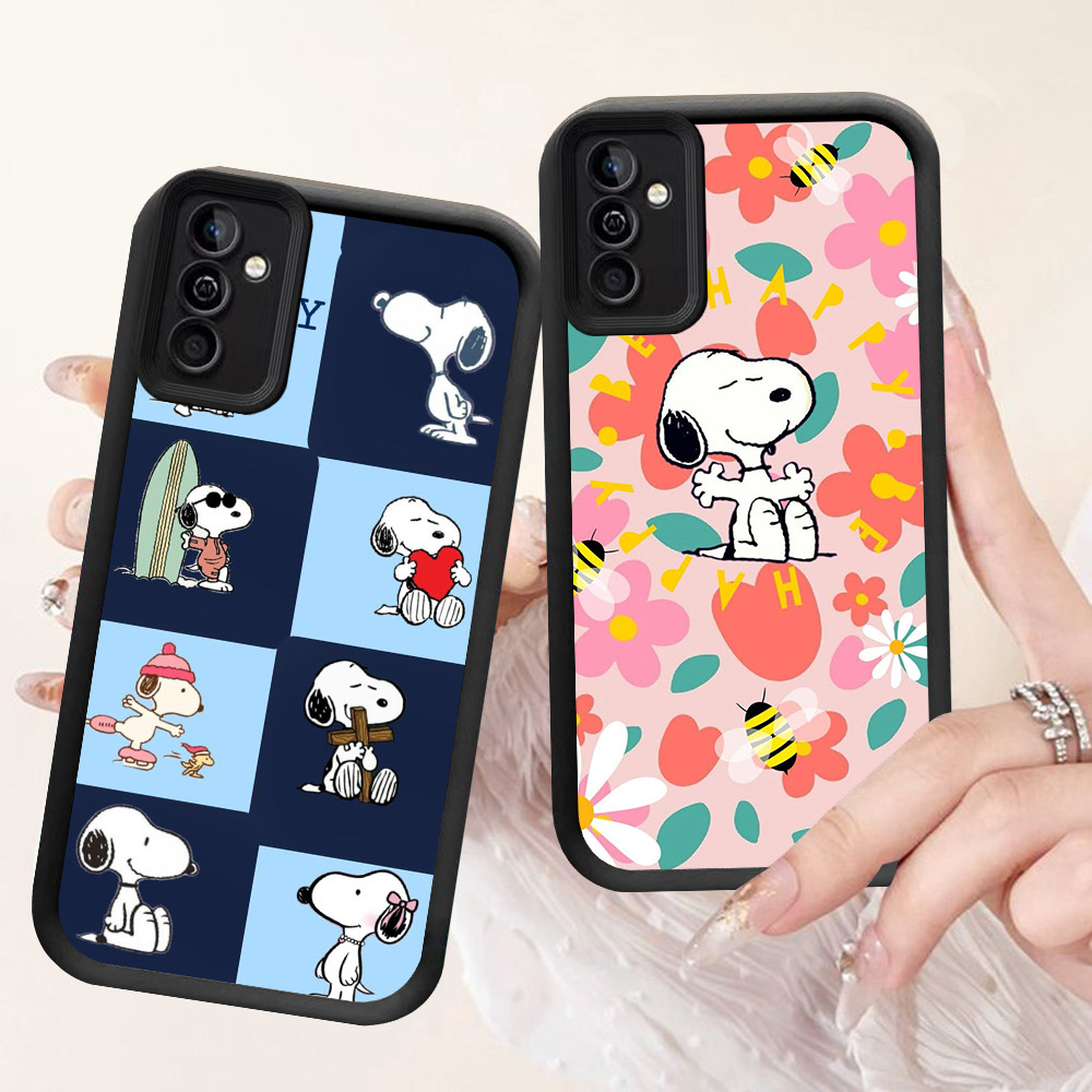 NA-81 Snoopy เคสกันกระแทกสําหรับ Samsung A55 A54 M15 S25 S24 S21 FE Ultra