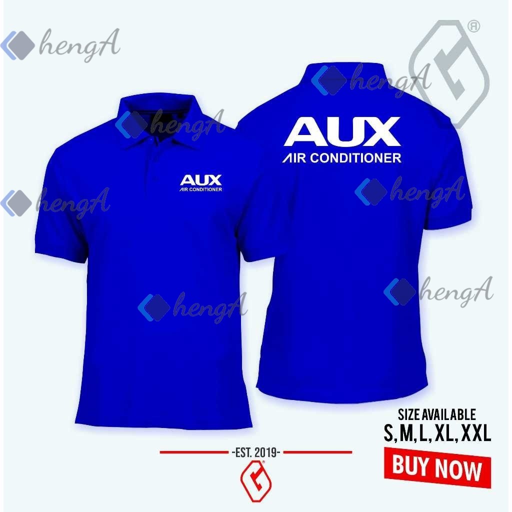 (JING02)เสื้อโปโลAUX / เสื้อคอปกแอร์
