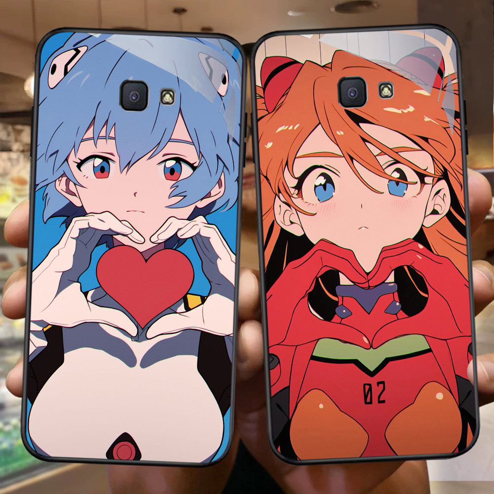 NA-28 EVA VANGELION HD Softcase Glossy Glass สําหรับ Samsung J7 Prime J6 J4 Core Pro Plus หมายเหตุ 9