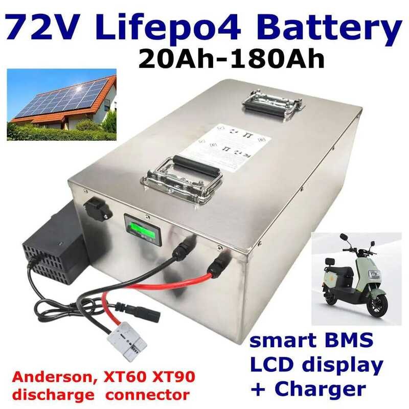 แบตเตอรี่ลิเธียม lifepo4 24S JN- BMS 72V 20Ah 40Ah 60Ah 80Ah 100Ah 120Ah 150Ah 180Ah สำหรับสกู๊ตเตอร