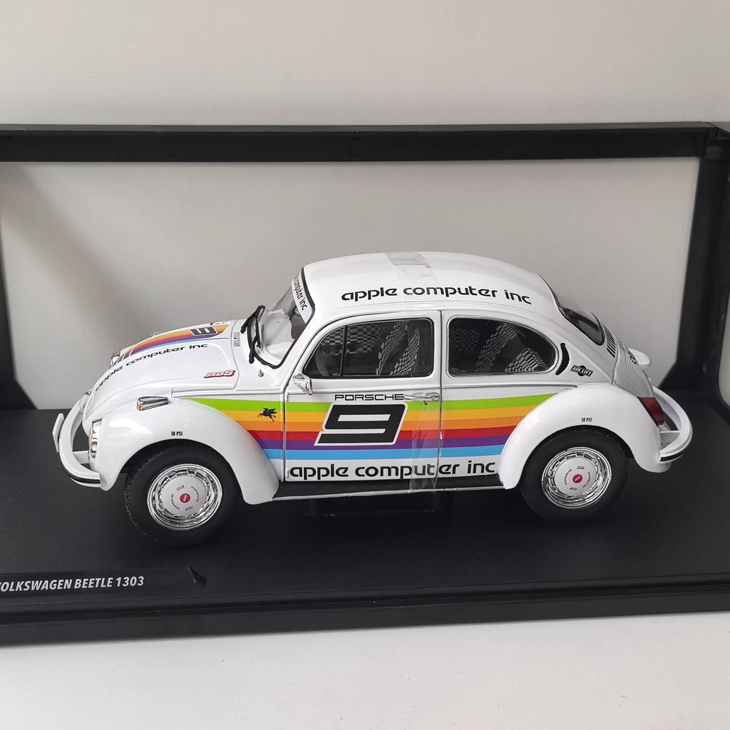 SOLIDO 1/18 VW BEETLE 1303 #9 Volkswagen Beetle Alloy Car Model 1975 R1 Out of Print Car Model
