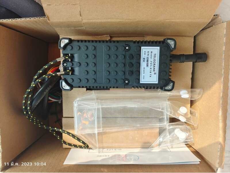 รีโมทเครน Telecrane F21-E1b รีโมท เครนโรงงาน รีโมทรถสไลด์ 1 ส