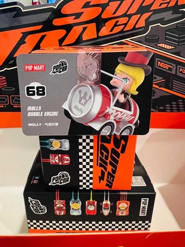 (ของแท้ เช็คการ์ด) POP MART Popcar Super Track