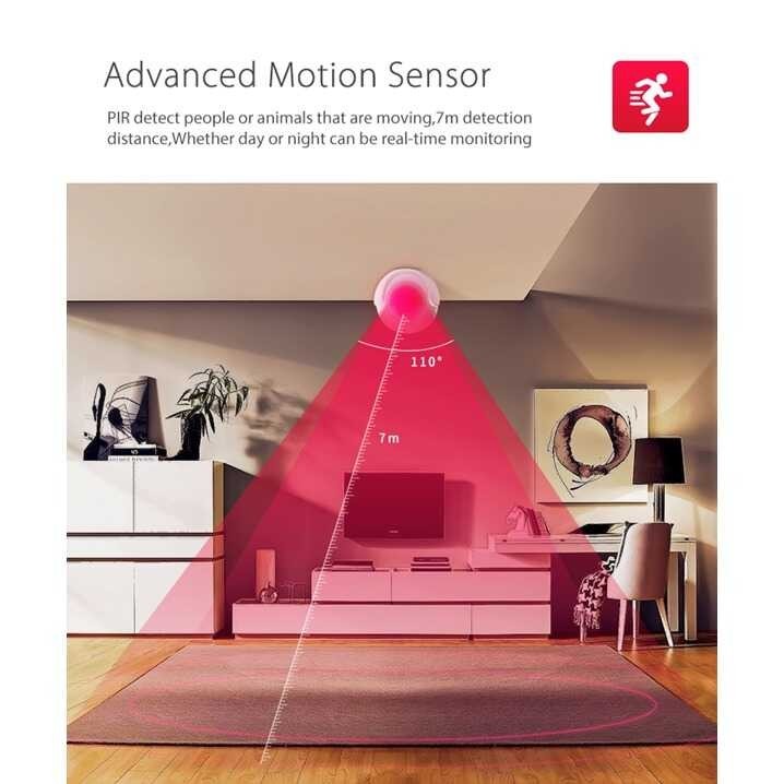 ❤ PIR Motion Home Security Alarm Sensor Wifi / Zigbee, Tuya Smart Life