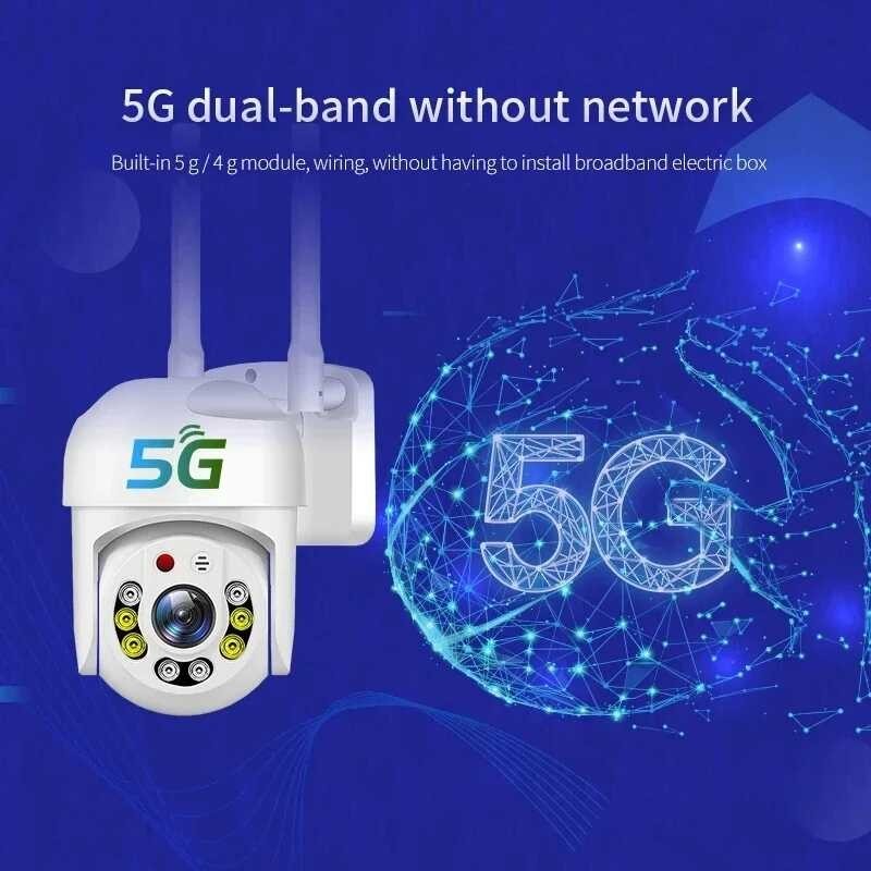 390Eyes 5Ghz Dual Band Wifi IP PTZ กล้องเต็ม 1080P 2Mp การติดตามอัตโนมัต