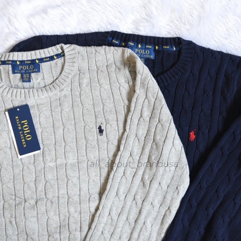 ♞Polo Ralph lauren Knit Sweater เสื้อกันหนาว