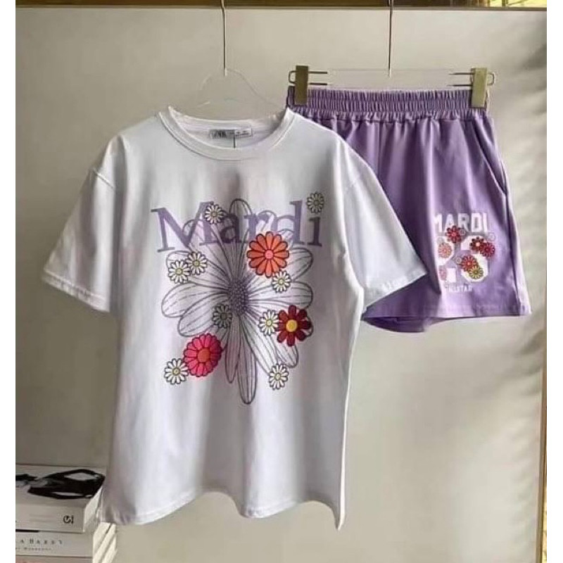 ♞,♘ชุดเซ็ต Mardi เสื้อ+กางเกง