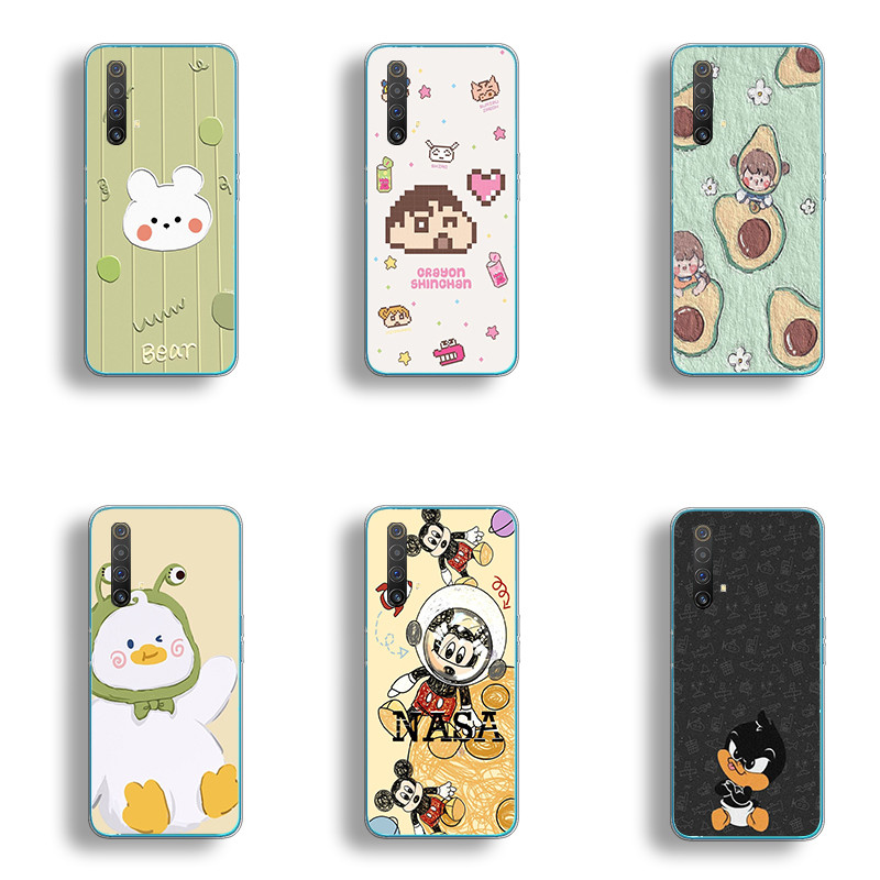 สําหรับrealme X3 / X50m / X50 5Gซิลิโคนอ่อนนุ่มTPUปลอกเคสโทรศัพท์ฝาครอบ
