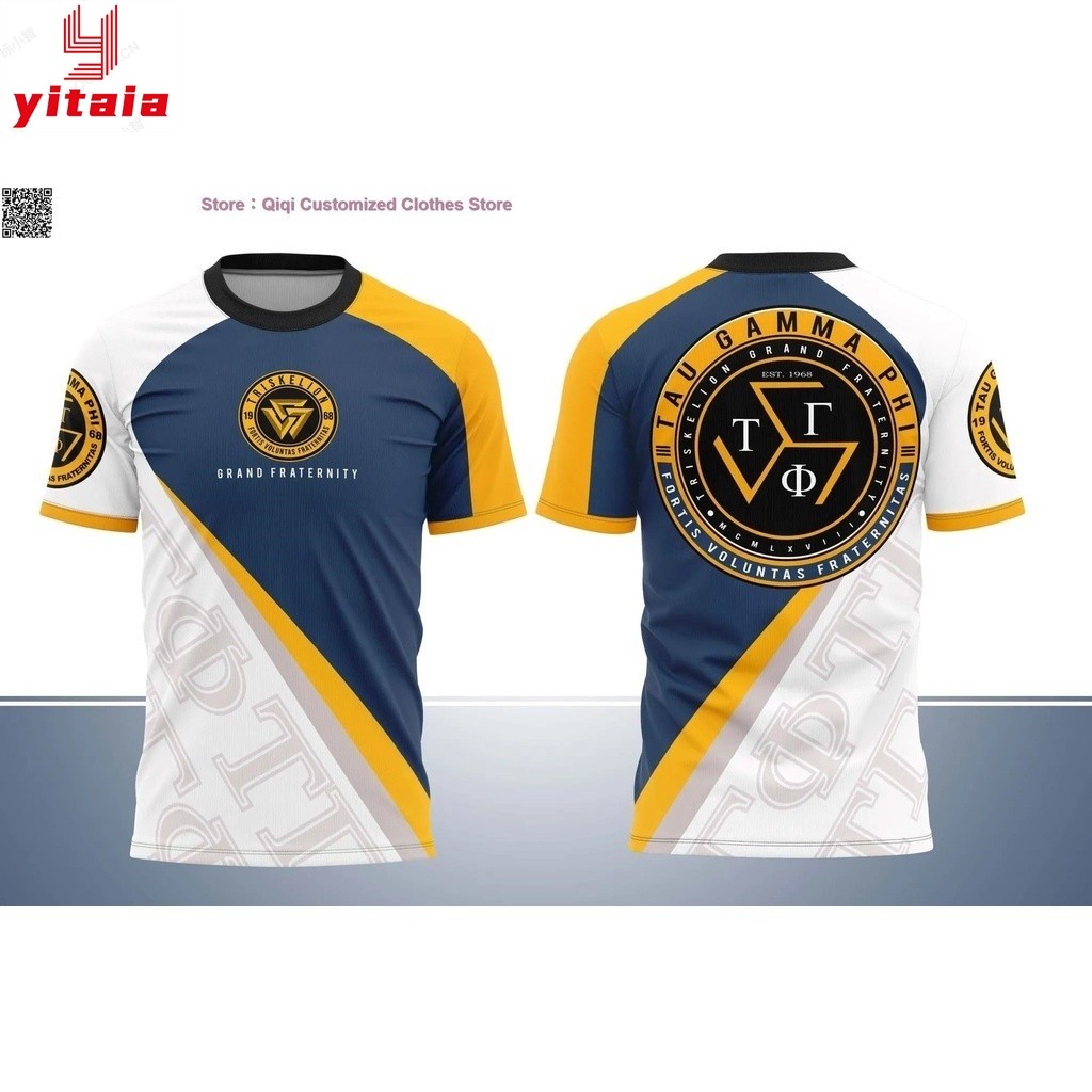 Triskelion GRAND FRATERNITY เสื้อโปโลสไตล์คุณภาพสูง