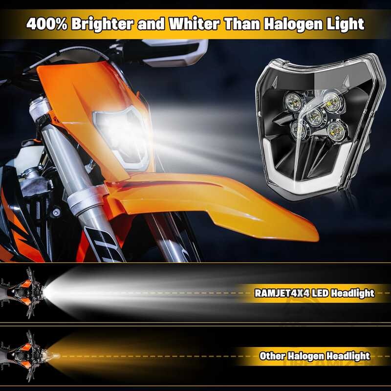 KTM 2021 2022 EXC SXF MX ออฟโรด Enduro ไฟหน้า LED สำหรับรถจักรยานยนต