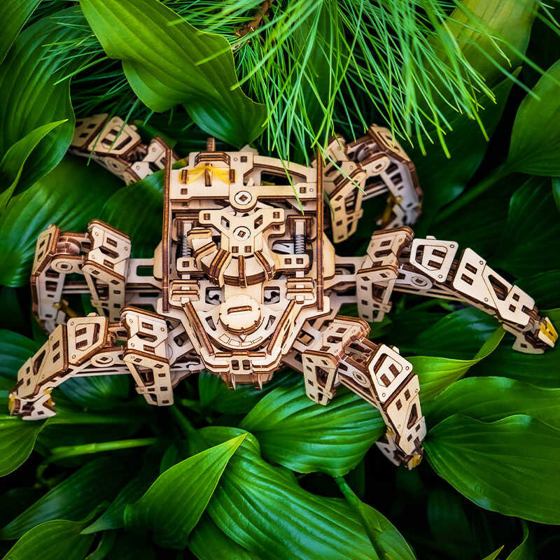 Ugears ยูเครน Ugear ไม้เครื่องจักรกลส่งรุ่นประกอบปริศนาข