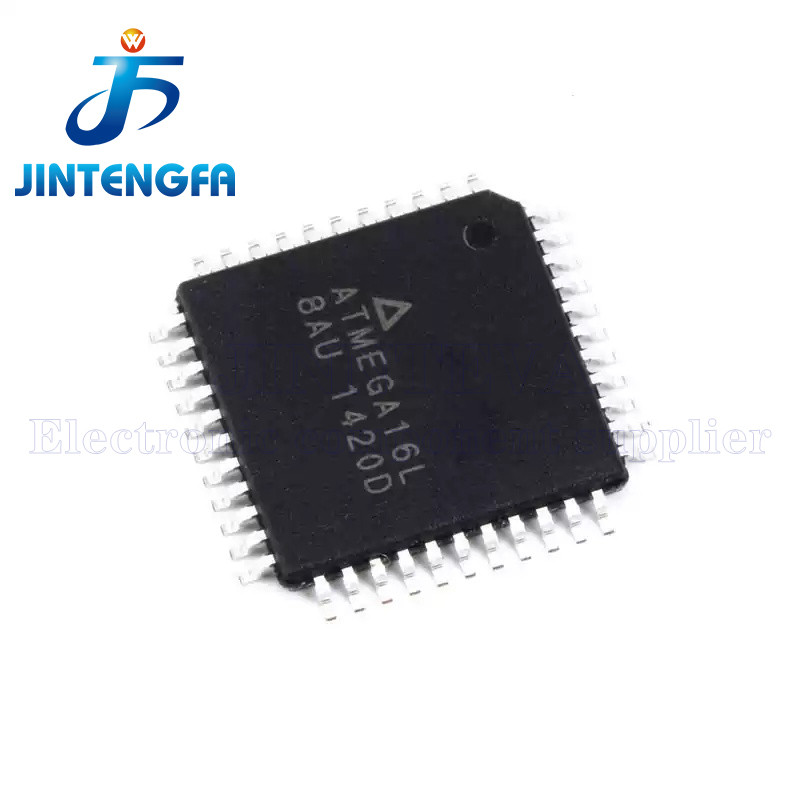 5PCS ATMEGA16L-8AU TQFP-44 ATMEGA16L-8AUR ATMEGA16L SMD 8-bit Microcontroller 16K Bytes In-System โป