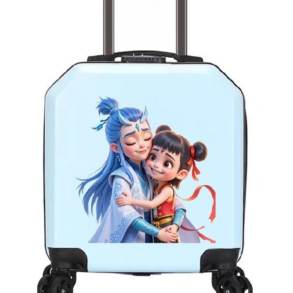 2025 Nezha Children's Trolley Case Case Case Password Password