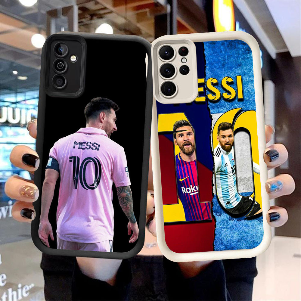 MK-82 Lionel Messi ปลอกซิลิโคนอ่อนนุ่มสําหรับ Samsung A55 A54 M15 S25 S24 S21 FE Ultra