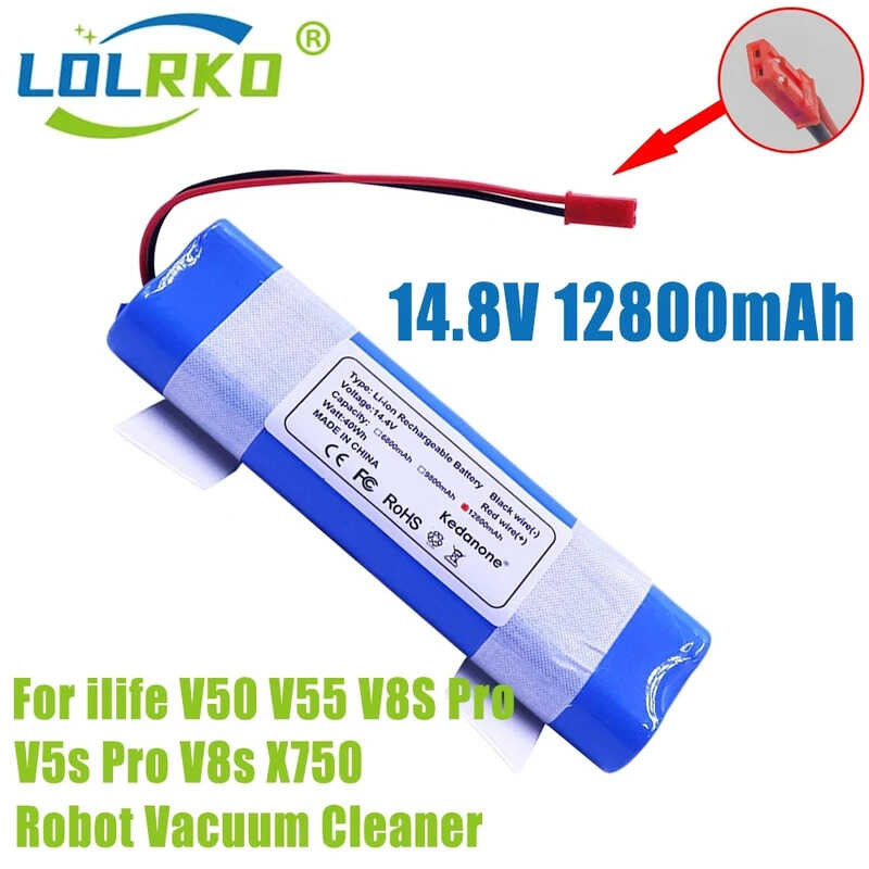 ❤ Brand New 14.8V Battery 6800Mah 12800Mah Lithium ILIFE V5 V5s V50 V3 Plus V3s Robot Vacuum Cl