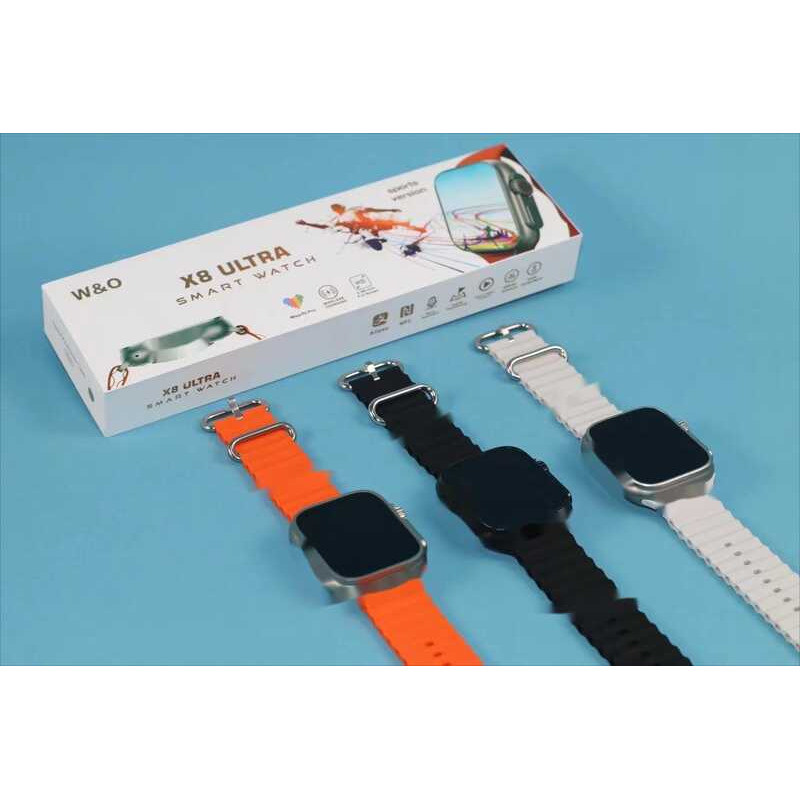 S8 สมาร์ทวอทช์ X8Ultra ต้นฉบับสไตล์เดียวกัน Watch8Ultra บลูทูธกีฬา Huaqiang North Flagship