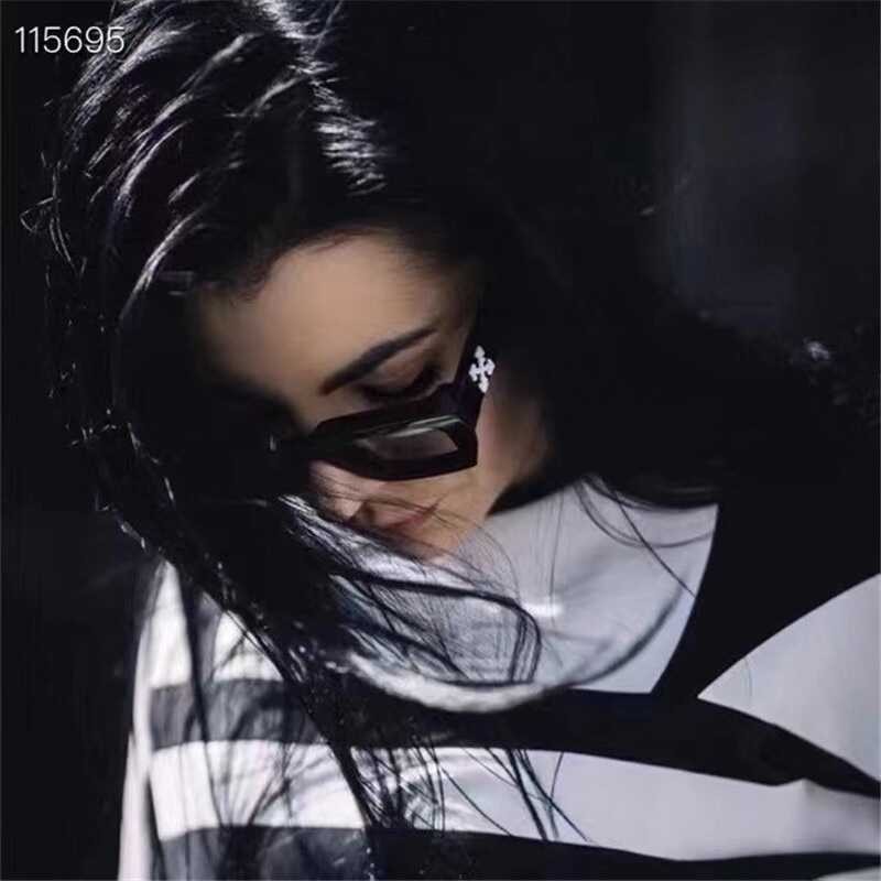 ❤ ☞ ஐ∋∋Off White Sunglasses Women Men 2021 High Quality Brand Designer Rectangle Drivingvi