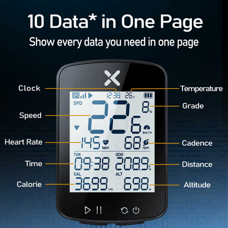 ❤ Choice รุ่น Xoss G2 G Plus 2จักรยานคอมพิวเตอร์จีพีเอสเครื่