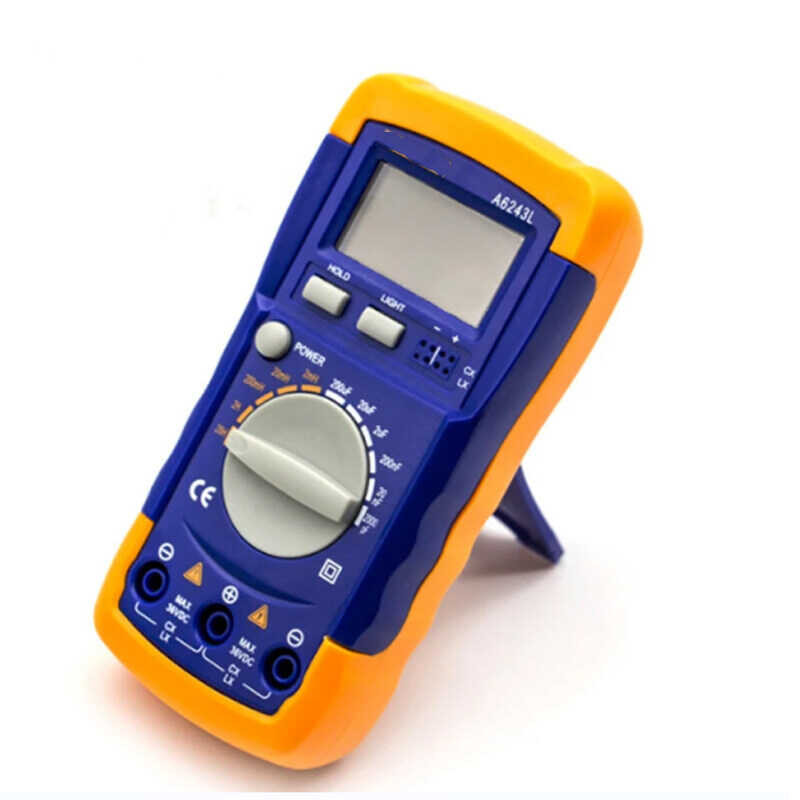 ❤ A6013l 200Pf 20Mf มิเตอร์วัดประจุระบบดิจิตอล A6243l 2Mh ~ 20H